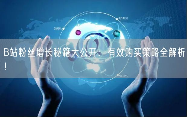 B站粉丝增长秘籍大公开：有效购买策略全解析！