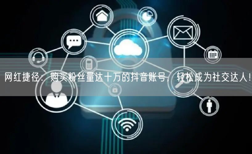 网红捷径：购买粉丝量达十万的抖音账号，轻松成为社交达人！