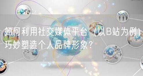 如何利用社交媒体平台（以B站为例）巧妙塑造个人品牌形象？
