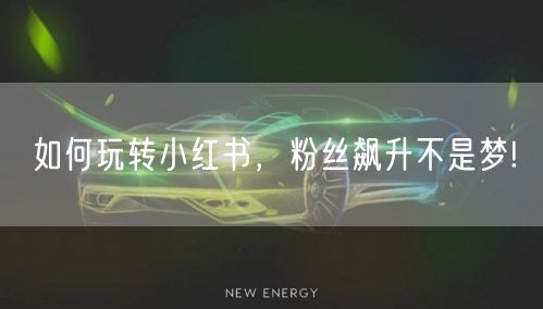 如何玩转小红书，粉丝飙升不是梦!