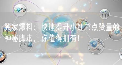 独家爆料：快速提升小红书点赞量的神秘脚本，你值得拥有！