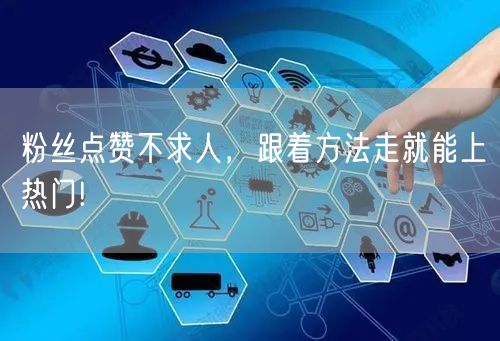 粉丝点赞不求人，跟着方法走就能上热门!